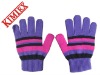 Wholesale Striped Knitted Glove For Winter