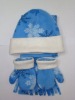 Wholesale Kids winter hat glove scarf