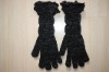 Wholesale lady's long knit glove