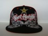 fashion fitted baseball cap with big area embroidery logo