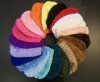 8" Waffle beanie hat with many colorful and 3pcs different size