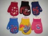 children printed mittens and gloves