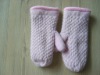 Wholesale mitten with plush