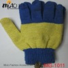 Wholesale Two color knit gloves