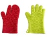 Wholesale many to choose for kitchen yellow colours silicone glove