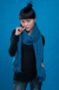 Wholesale ladies' knitted fashion snood/ncek warmer