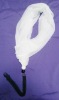 Wholesale 2011Newest white textile winter necklace with chains strip pandent