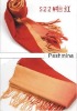 Wholesale Popular winter scarf orange color