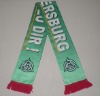 Wholesale acrylic football fans scarf/knitting scarf/winter scarf