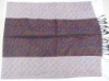 Wholesale leaves lurex jacquard scarf