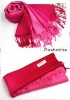 Wholesale 70% pashmina winter scarf wine red color