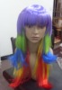 one dollar hot sell sports fans hair wigs
