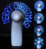 Wholesale led fan portable mini fan flashing fan for gift &promotion