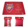 Wholesale Football club fan flag banner craft souvenir for Arsenal football team