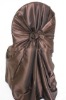 Wholesale weeding chestnut polyester universal chair cover