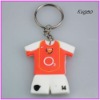 Wholesale soccer club soft pvc keychain for fans