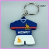 Wholesale World Cup football T-shirt soft pvc keychain for fans