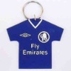 football shirt pvc keychain for fans