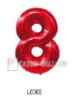 Wholesale The number foil balloon