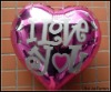Wholesale 18" heart mylar balloon