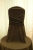 Wholesale black polyester chair cover