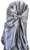 Wholesale wedding silver polyester universal chair cover