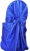 Wholesale wedding blue polyester universal chair cover