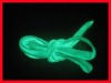 Wholesale 99cm latest hot sell colorful luminescent glow in the dark shoelace for party favor