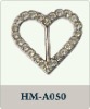 Wholesale Heart rhinestone shoe buckle