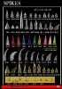 Wholesale Metal heaven alloy spikes and studs rock spike punk spike