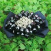 Wholesale Bow shape Crystal beaded shoe accessory, shoe ornaments