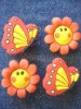 Wholesale butterfly shoe flowers