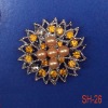 Wholesale fashion crystal shoe flower