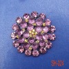 Wholesale fashion crystal shoe flower