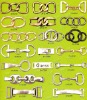 Wholesale Fashion Zinc Chains for Shoes