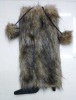 Wholesale fashion artificial rabbit fur foot strap