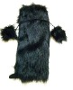 Wholesale fashion artificial rabbit fur foot strap