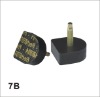 Wholesale 7B Heel tips with high resistance of abrasion. Made by PU,Less sounds while walking on the floor,