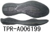 Wholesale durable black men tpr sole