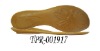 Wholesale ladies' shoes part tpr flat outsole