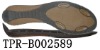 Wholesale fashion lady tpr shoes sole(pu material)