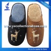 AZO free indoor crochet slippers,embroidery slippers,soft indoor slippers