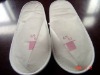 Plastic hotel slippers