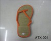 Beach straw slipper