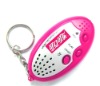 Wholesale recorder Keychain,led light recorder,promotion gift.(k)