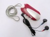 Wholesale mini fm auto scan radio with earphone rope and light