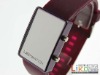 Wholesale Fashion LED watches with silvery case and silcone strap ED004