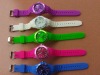 Assorted color silicone LED watch
