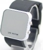 silicone digital led watch