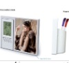 Wholesale Photo Frame with Table/desk LCD clock